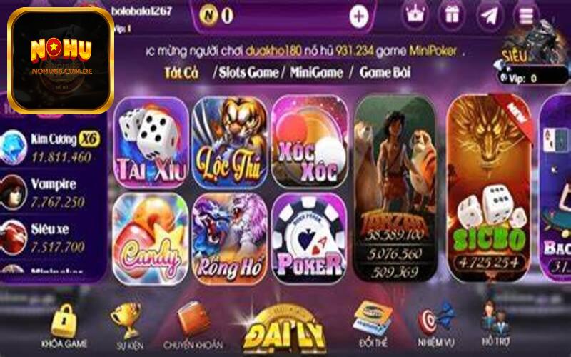 Giao diện trang chủ cực kỳ trực quan
